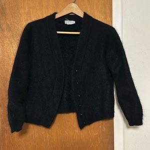 Angora Cardigan Sweater